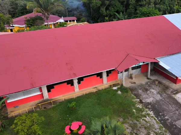 Vista aérea del Beneficio de Café Matambú